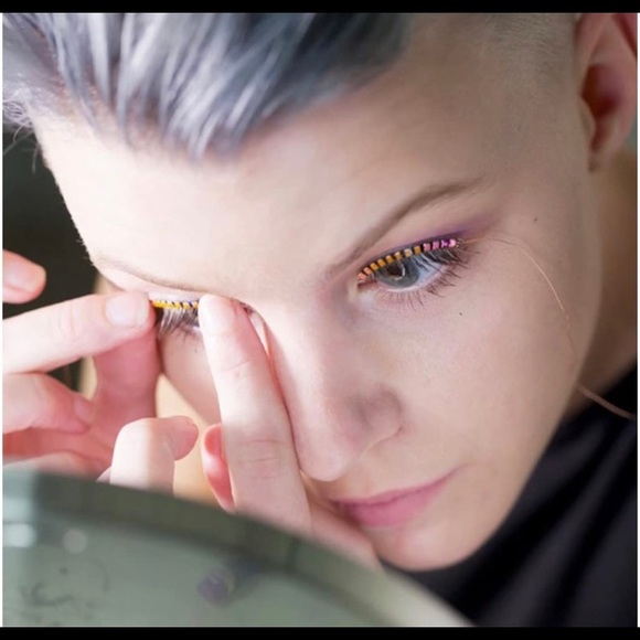 NRFP LED Flashing Eye Lashes Sound Control Unisex - Picture 6 of 13